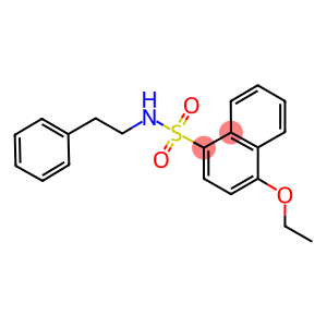 4-ethoxy-N-(2-phenylethyl)-1-naphthalenesulfonamide