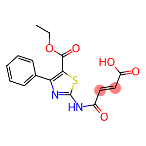 4-{[5-(ethoxycarbonyl)-4-phenyl-1,3-thiazol-2-yl]amino}-4-oxo-2-butenoic acid