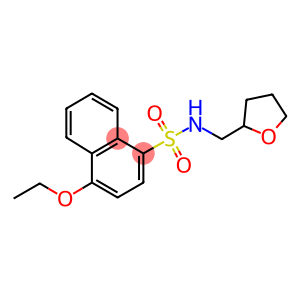 4-ethoxy-N-(tetrahydro-2-furanylmethyl)-1-naphthalenesulfonamide