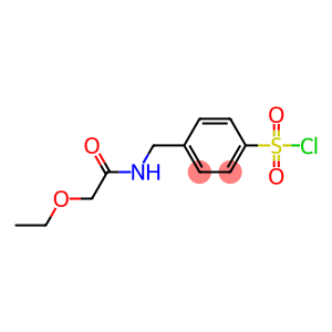 4-[(2-ethoxyacetamido)methyl]benzene-1-sulfonyl chloride