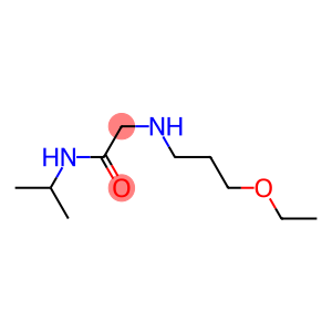 2-[(3-ethoxypropyl)amino]-N-(propan-2-yl)acetamide