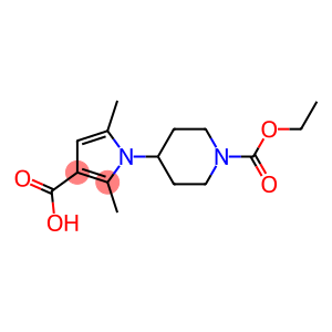 1-[1-(ethoxycarbonyl)piperidin-4-yl]-2,5-dimethyl-1H-pyrrole-3-carboxylic acid