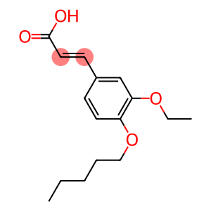 3-[3-ethoxy-4-(pentyloxy)phenyl]prop-2-enoic acid