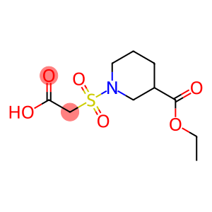2-{[3-(ethoxycarbonyl)piperidine-1-]sulfonyl}acetic acid