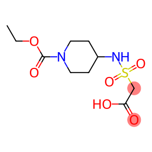 2-{[1-(ethoxycarbonyl)piperidin-4-yl]sulfamoyl}acetic acid