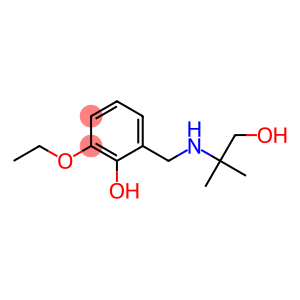 2-ethoxy-6-{[(1-hydroxy-2-methylpropan-2-yl)amino]methyl}phenol