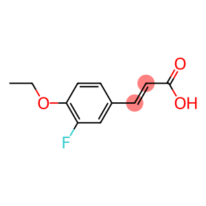 3-(4-ethoxy-3-fluorophenyl)prop-2-enoic acid