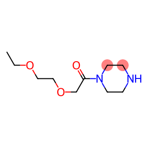 1-[(2-ethoxyethoxy)acetyl]piperazine