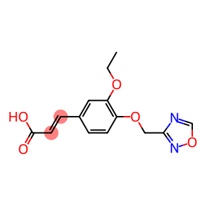 3-[3-ethoxy-4-(1,2,4-oxadiazol-3-ylmethoxy)phenyl]prop-2-enoic acid