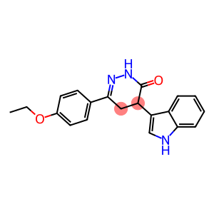 6-(4-ethoxyphenyl)-4-(1H-indol-3-yl)-4,5-dihydro-3(2H)-pyridazinone