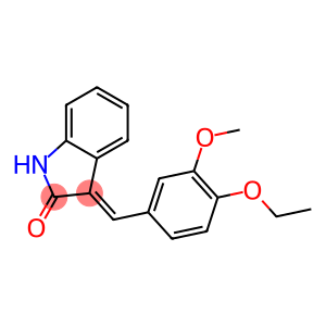 3-(4-ethoxy-3-methoxybenzylidene)indolin-2-one