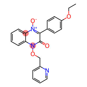 3-(4-ETHOXYPHENYL)-1-(PYRIDIN-2-YLMETHOXY)QUINOXALIN-2(1H)-ONE 4-OXIDE