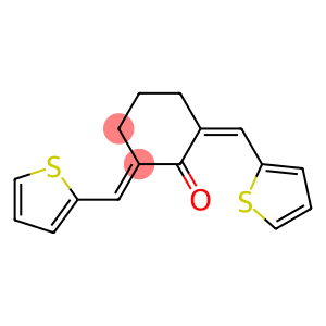 2-[(E)-2-thienylmethylidene]-6-[(Z)-2-thienylmethylidene]cyclohexanone