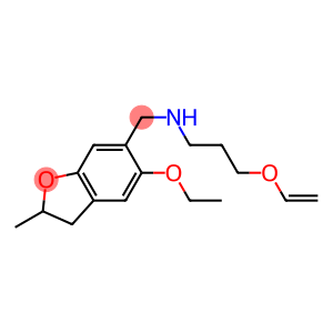 [3-(ethenyloxy)propyl][(5-ethoxy-2-methyl-2,3-dihydro-1-benzofuran-6-yl)methyl]amine