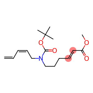 (E)-6-[(tert-Butyloxycarbonyl)[(Z)-2,4-pentadienyl]amino]-2-hexenoic acid methyl ester