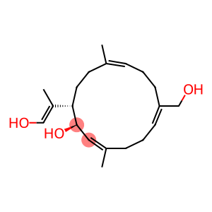 (1E,3R,4S,7E,11E)-1,7-Dimethyl-3-hydroxy-4-(1-methyl-2-hydroxyethenyl)cyclotetradeca-1,7,11-triene-11-methanol