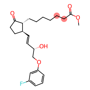 (13E,15S)-15-Hydroxy-9-oxo-16-(3-fluorophenoxy)-17,18,19,20-tetranorprost-13-en-1-oic acid methyl ester