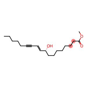 [E,R,(+)]-9-Hydroxy-10-octadecene-12-ynoic acid methyl ester