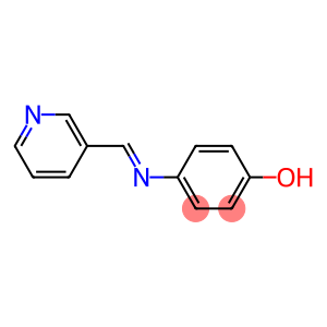 4-{[(E)-3-pyridinylmethylidene]amino}phenol