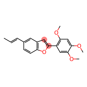 5-[(E)-1-Propenyl]-2-(2,4,5-trimethoxyphenyl)benzofuran