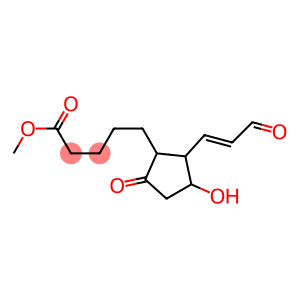 5-[2-[(E)-3-Oxo-1-propenyl]-3-hydroxy-5-oxocyclopentyl]valeric acid methyl ester