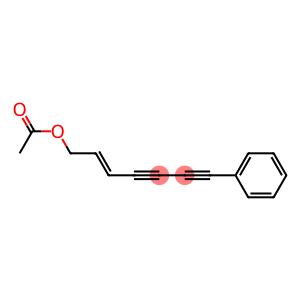 (5E)-1-Phenyl-5-heptene-1,3-diyn-7-ol acetate