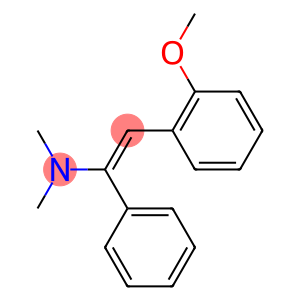 (E)-1-Phenyl-2-(2-methoxyphenyl)-N,N-dimethylethen-1-amine