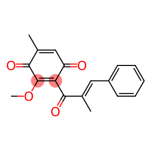 2-[(E)-3-Phenyl-2-methylpropenoyl]-5-methyl-3-methoxy-1,4-benzoquinone
