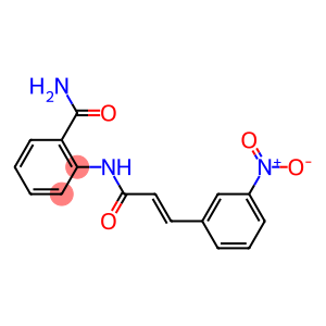 2-{[(E)-3-(3-nitrophenyl)-2-propenoyl]amino}benzenecarboxamide