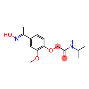 2-{4-[(1E)-N-hydroxyethanimidoyl]-2-methoxyphenoxy}-N-isopropylacetamide