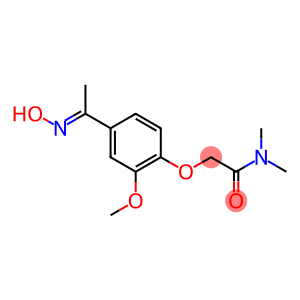 2-{4-[(1E)-N-hydroxyethanimidoyl]-2-methoxyphenoxy}-N,N-dimethylacetamide