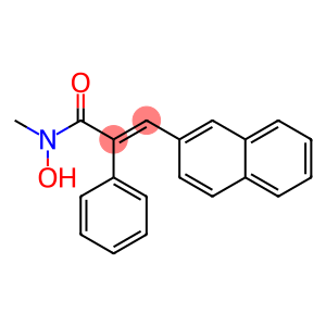 (E)-3-(2-Naphthalenyl)-2-phenyl-N-methyl-2-propenehydroxamic acid