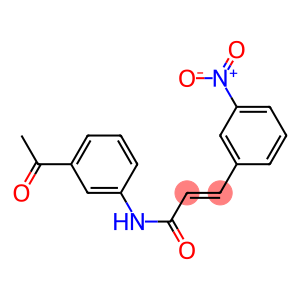 (E)-N-(3-acetylphenyl)-3-(3-nitrophenyl)-2-propenamide