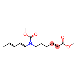 (E)-6-[(Methoxycarbonyl)[(1E,3E)-1,3-pentadienyl]amino]-2-hexenoic acid methyl ester