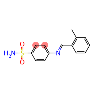4-{[(E)-(2-methylphenyl)methylidene]amino}benzenesulfonamide