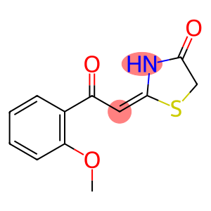 (2E)-2-[2-(2-METHOXYPHENYL)-2-OXOETHYLIDENE]-1,3-THIAZOLIDIN-4-ONE