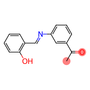 1-(3-{[(E)-(2-hydroxyphenyl)methylidene]amino}phenyl)-1-ethanone