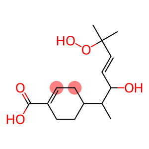 4-[(3E)-2-Hydroxy-5-hydroperoxy-1,5-dimethyl-3-hexen-1-yl]-1-cyclohexene-1-carboxylic acid