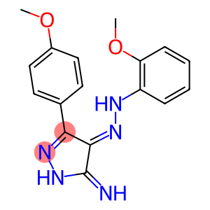 (4E)-5-IMINO-3-(4-METHOXYPHENYL)-1,5-DIHYDRO-4H-PYRAZOL-4-ONE (2-METHOXYPHENYL)HYDRAZONE