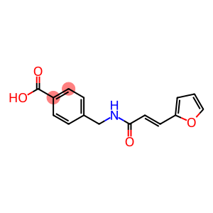 4-({[(2E)-3-(2-furyl)prop-2-enoyl]amino}methyl)benzoic acid