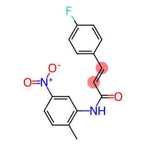 (E)-3-(4-fluorophenyl)-N-(2-methyl-5-nitrophenyl)-2-propenamide