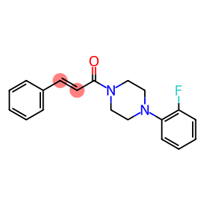 (E)-1-[4-(2-fluorophenyl)piperazino]-3-phenyl-2-propen-1-one