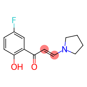 (2E)-1-(5-FLUORO-2-HYDROXYPHENYL)-3-PYRROLIDIN-1-YL-PROP-2-EN-1-ONE