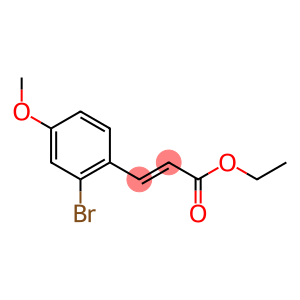 (E)-ethyl 3-(2-bromo-4-methoxyphenyl)acrylate