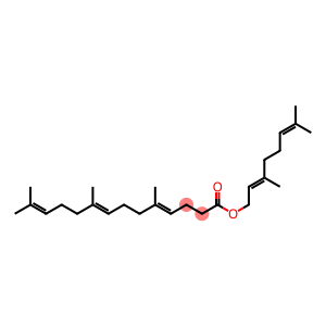 (4E,8E)-5,9,13-Trimethyl-4,8,12-tetradecatrienoic acid 3,7-dimethyl-2,6-octadienyl ester