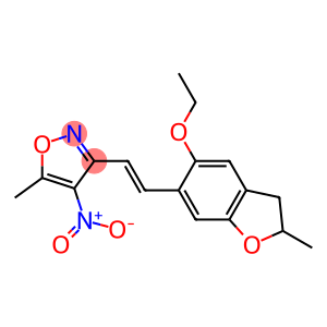 3-[(E)-2-(5-ethoxy-2-methyl-2,3-dihydro-1-benzofuran-6-yl)vinyl]-5-methyl-4-nitroisoxazole
