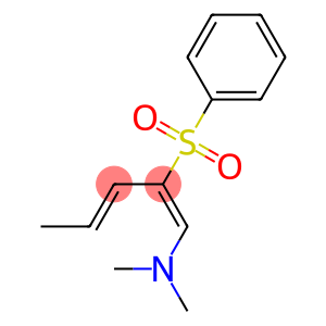 (1E,3E)-N,N-Dimethyl-2-(phenylsulfonyl)-1,3-pentadien-1-amine