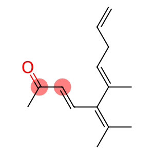 (3E,6E)-6-methyl-5-propan-2-ylidene-deca-3,6,9-trien-2-one
