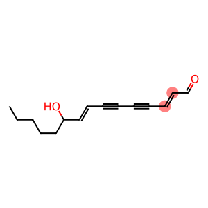 (2E,8E)-10-Hydroxy-2,8-pentadecadiene-4,6-diynal