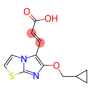 (2E)-3-[6-(cyclopropylmethoxy)imidazo[2,1-b][1,3]thiazol-5-yl]acrylic acid